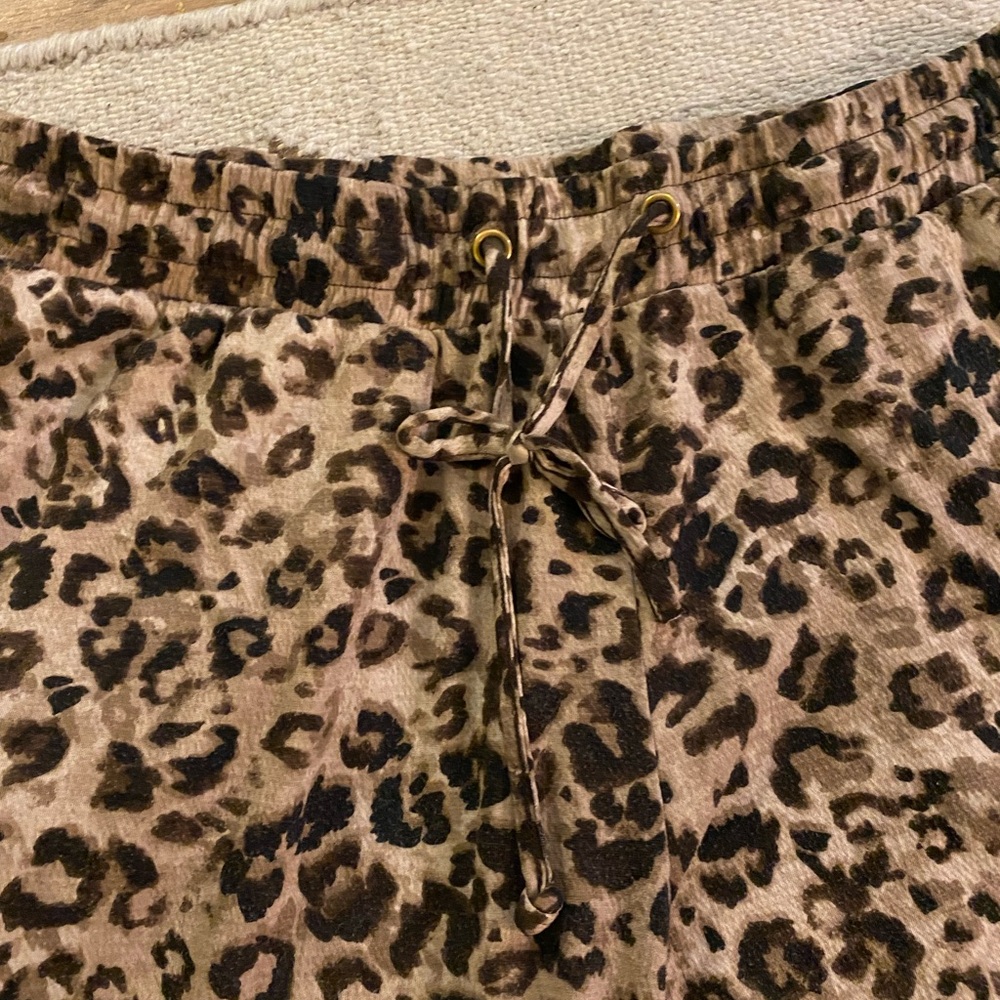 Catherine’s leopard print lounge pants/ beach wear size 10/12 - Picture 2 of 3